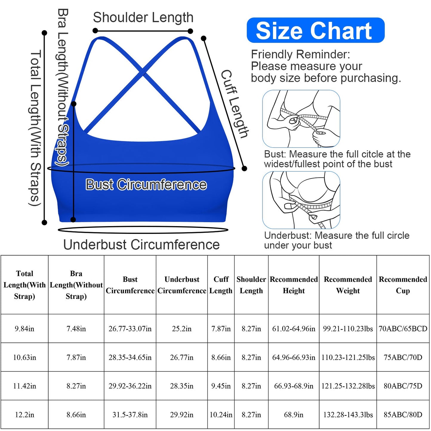 Women Sport Bra with Removable Pads