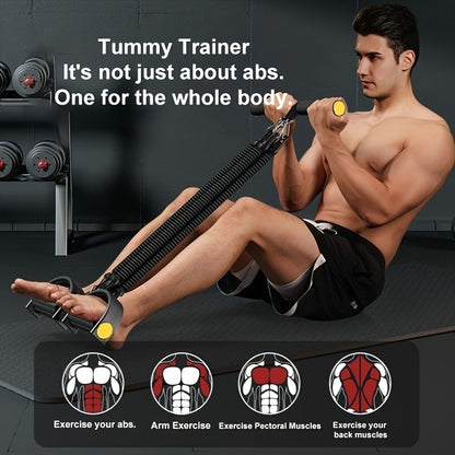 Adjustable Resistance Tension Bands With Foot Pedals And Handles