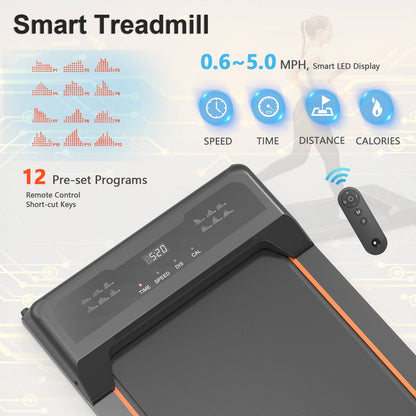 Walking Pad with LED Display and Remote Control